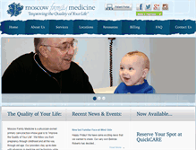 Tablet Screenshot of moscowfamilymedicine.com